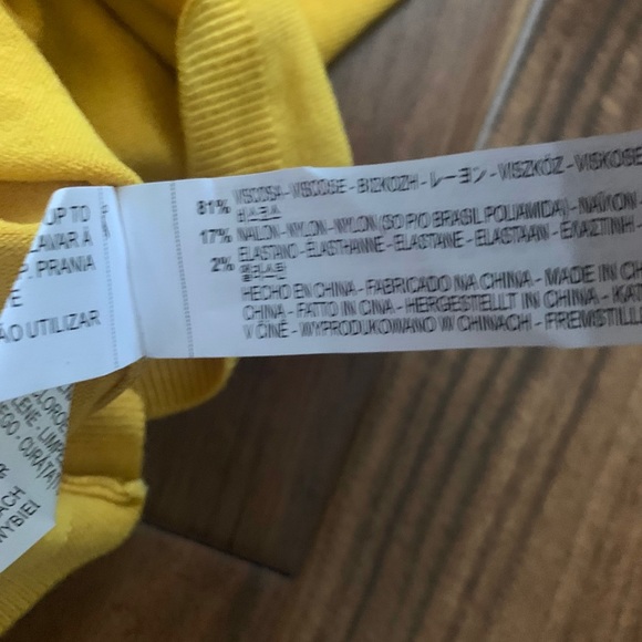 🚫SOLD🚫NWT ZARA KNIT MUSTARD SWEATER GOLD BUTTONS - Picture 9 of 9